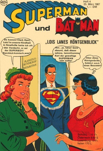 Superman (Ehapa, Gb.) Jahrgang 1967 Nr. 4