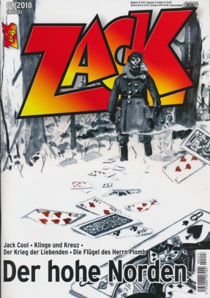 Zack Magazin (Mosaik, Zeitschrift, GbÜ.) Jahrgang 2018 Nr. 1-12 kpl. (Z1)