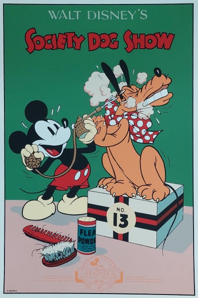 Disney Mickey Mouse Poster Society Dog Show