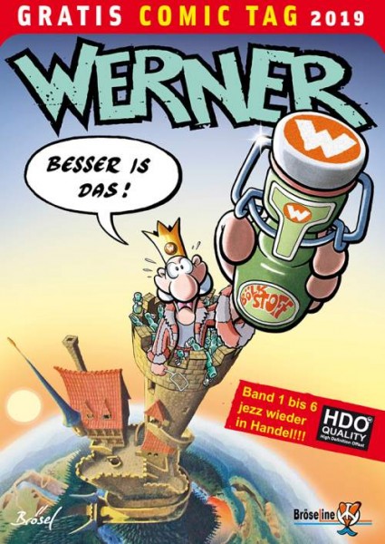 Gratis-Comic-Tag 2019: Werner Besser is das!