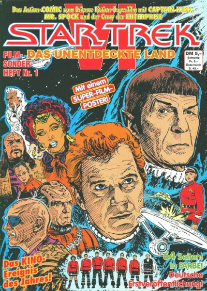 Star Trek VI - Das Unentdeckte Land (Conpart, GbÜ) Nr. 1