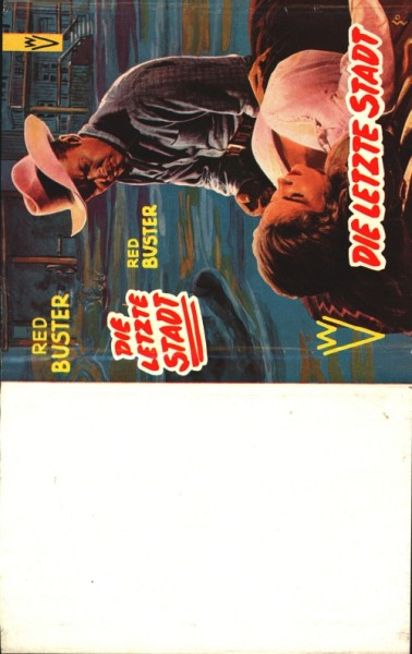 Buster, Red Leihbuch SU Letzte Stadt (Wiesemann) nur Schutzumschlag