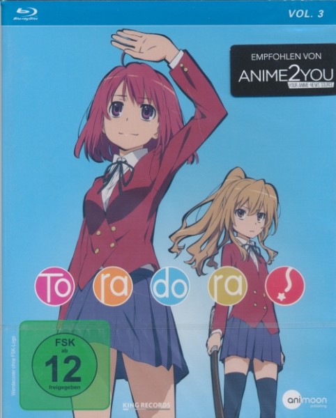Toradora! Vol.3 Blu-ray