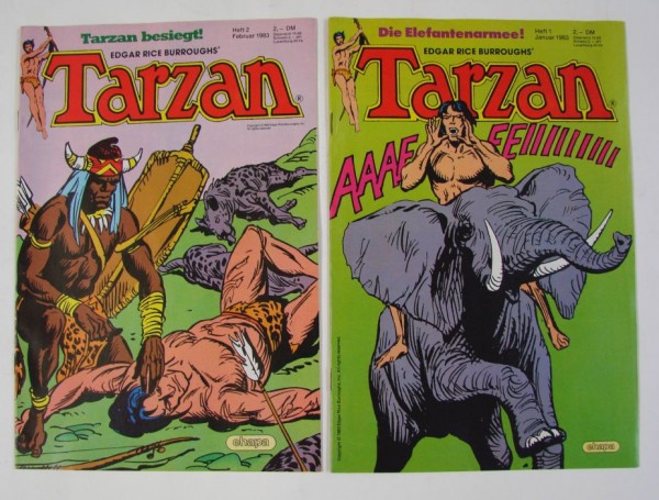 Tarzan (Ehapa, Gb.) Jhrg. 1983 Nr. 1-14 kpl. (Z1)