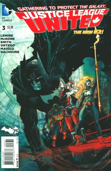Justice League United (2014) Batman 75 Variant Cover 3
