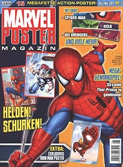 Marvel Poster Magazin (Panini, Gb.) Nr. 1,2