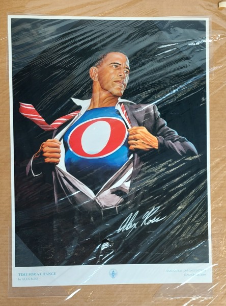 Time for a change by Alex Ross print Inauguration Day Edition 2009