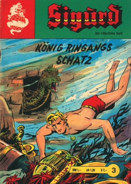 Sigurd (Lehning Drachen, Gb.) Nr. 1-7 kpl. (Z0-2)