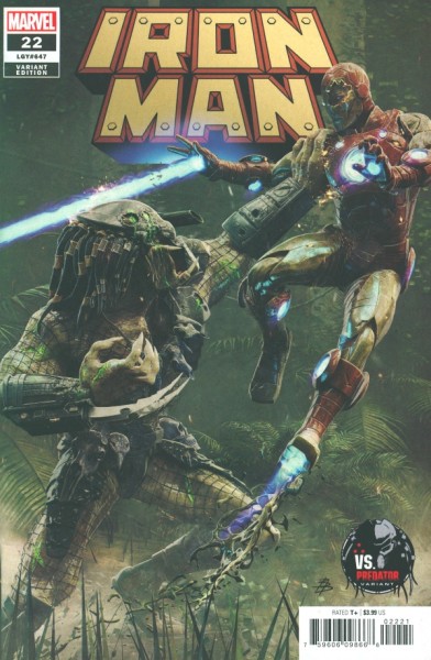 Iron Man (2020) Predator Variant Cover 22
