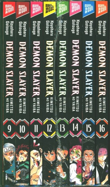 Demon Slayer (Manga Cult, Tb.) Nr. 9-16 im Schuber