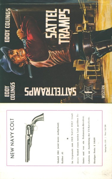 Colings, Eddy Leihbuch SU Satteltramps (Feldmann) nur Schutzumschlag