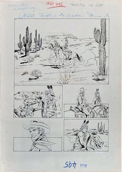 Originalzeichnung (1817) Lasso 495 ÜF