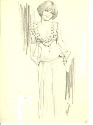 Originalzeichnung Erotische Pin-ups (Bild 082)