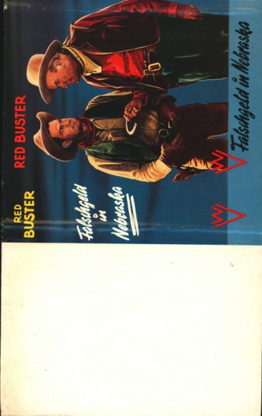 Buster, Red Leihbuch SU Falschgeld in Nebraska (Wiesemann) nur Schutzumschlag