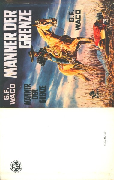 Waco, G.F. Leihbuch SU Männer der Grenze (Saba) nur Schutzumschlag