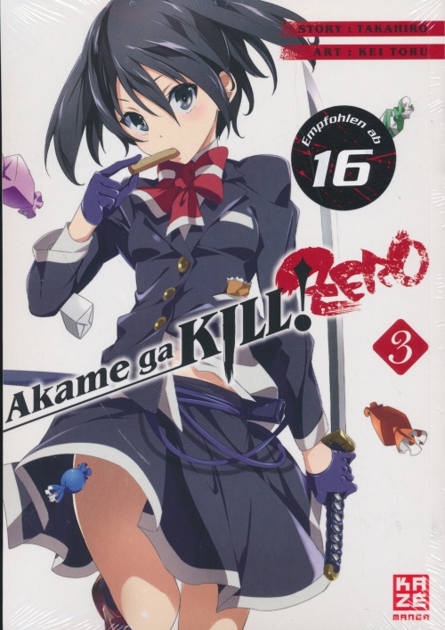 Akame ga KILL NEUWARE Kazé deutsch ZERO 3 Manga 