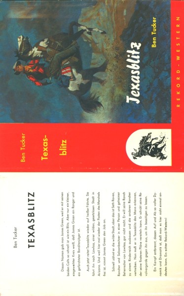 Tucker, Ben Leihbuch SU Texasblitz (Rekord) nur Schutzumschlag