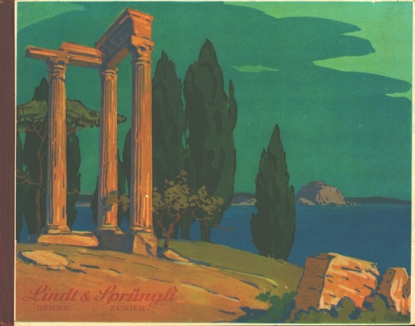 Lindt & Sprüngli SBA Album (ohne Nummer) Griechische Säulen (21215/11) Fehlbilder Sammelbilderalbum