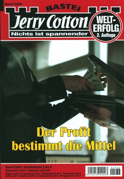 Jerry Cotton 2. Auflage 2936