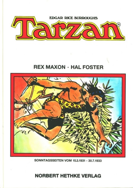 Tarzan (Hethke, B.) Sonntagsseiten Nr. 1 (Jg. 1931-1933 in s/w)