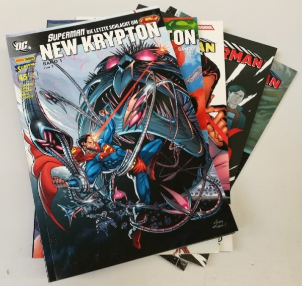 Paket 3670 5 verschiedene Superman Sonderbände (Panini, Br., 2004) (Z1-2)