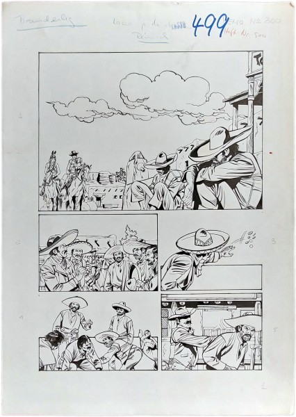 Originalzeichnung (1814) Lasso 499 ÜF