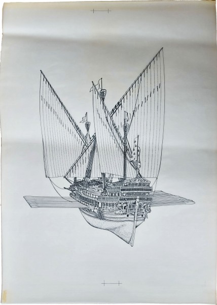 Originalzeichnung (1704) Seewölfe ÜF