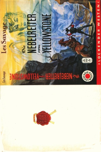 Lockender Westen Leihbuch SU Nebelreiter vom Yellowstone (Awa) nur Schutzumschlag
