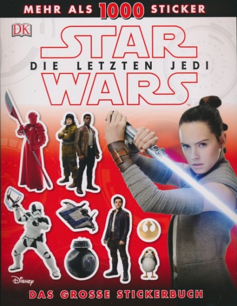 Star Wars: Die letzten Jedi (Dorling Kindersley, Br.) Das große Stickerbuch