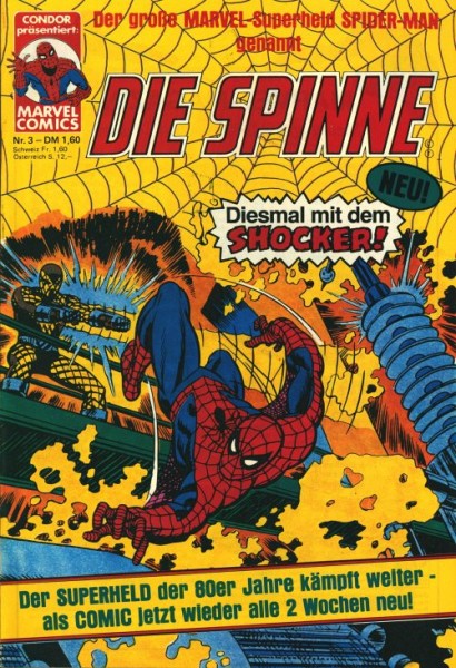 Spinne (Condor, Gb.) Nr. 1-259 kpl. + Jubiläums-Sonderheft Nr. 1-2 (Z0-2)