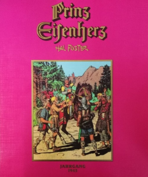 Prinz Eisenherz (Splitter, BÜ.) Luxusausgabe s/w mit Druck Jahrgang 1942-1951