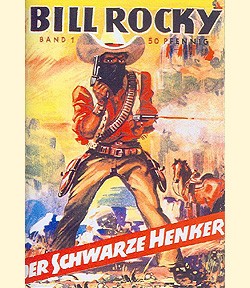 Bill Rocky (Romanheftreprints) Nr. 1-108 kpl. (Z1) in 9 Sammelordnern