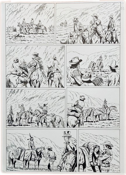 Originalzeichnung (1869) Buffalo Bill 354 Seite 21 ÜF