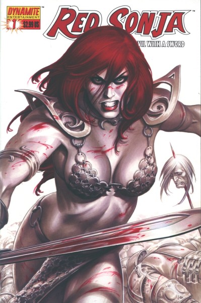 Red Sonja (2005) Joseph Michael Linsner Cover 1
