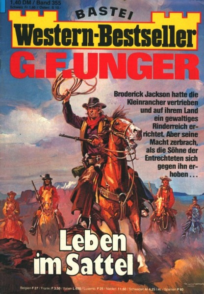 Western-Bestseller G. F. Unger (Bastei) Nr. 101-500