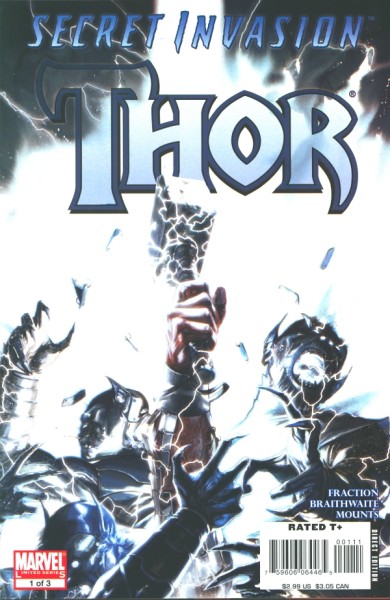 Secret Invasion: Thor (2008) 1-3 kpl. (Z1-2)
