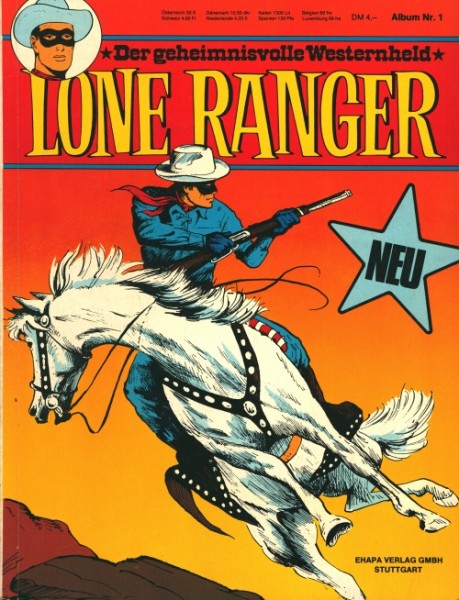 Lone Ranger (Ehapa, Br.) Nr. 1-4 kpl. (Z3)