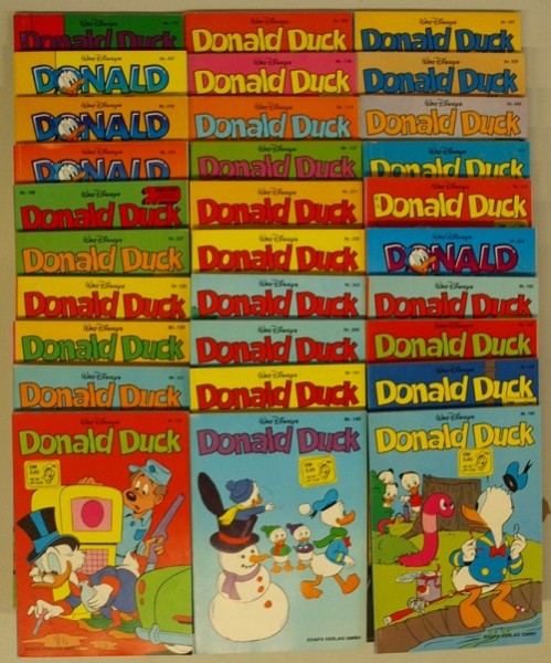 Paket 4033 30 verschiedene Donald Duck Taschenbücher (Z0-2)
