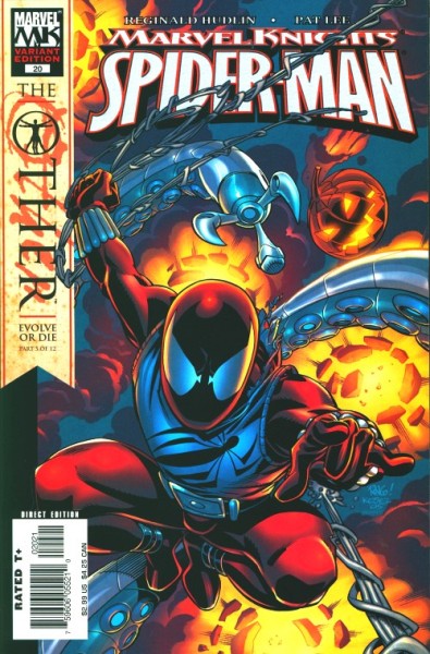 Marvel Knights Spider-Man (2004) 2nd Printing Variant Cover 20