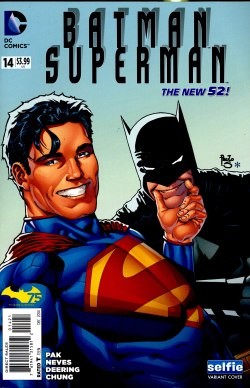 Selfie Variant Cover Batman Superman 14