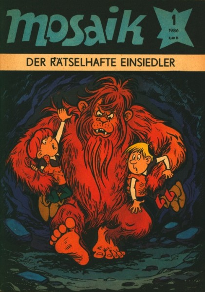 Mosaik / Abrafaxe (Junge Welt, Gb.) Jahrgang 1986+1987 Nr. 1-12 gebunden (Z0-2)