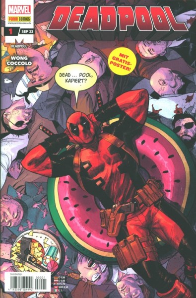 Deadpool (Panini, Gb., 2023) Nr. 1,6,8