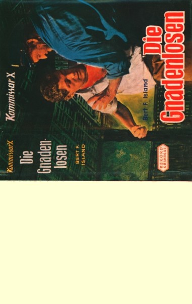 Kommissar X Leihbuch SU Gnadenlosen (Rekord) nur Schutzumschlag