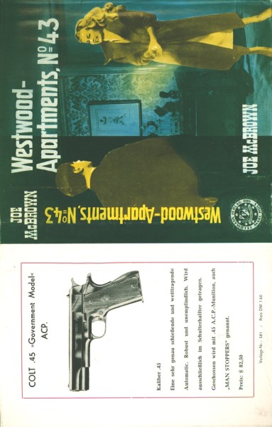 McBrown, Joe Leihbuch SU Westwood-Apartments No 43 (Feldmann) nur Schutzumschlag