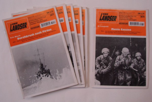 Landser in 100er Paketen (Pabel) Nr. 2001-2100 zus. (Z0-1)