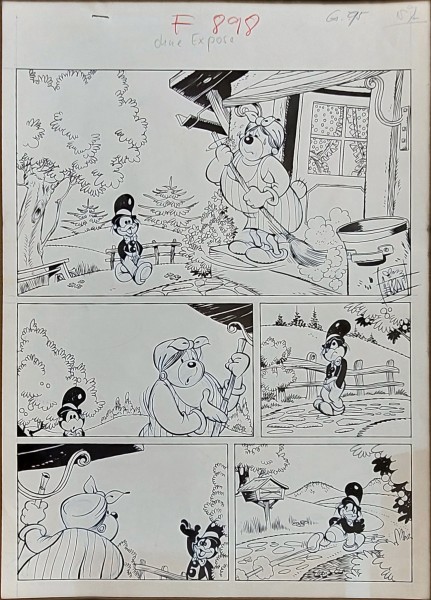 Originalzeichnung (1799) Minitrick & Co. in Felix 898 ÜF