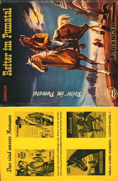 Ranger, L.S. Leihbuch SU Reiter im Pumatal (Mülbüsch) nur Schutzumschlag