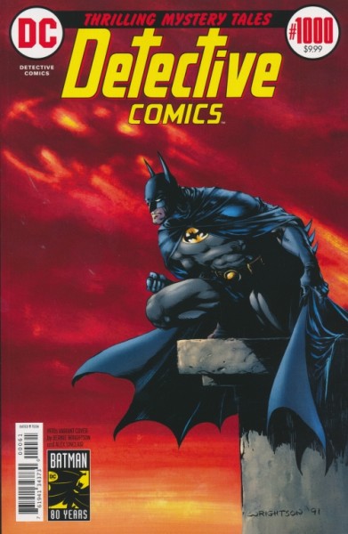 US: Detective Comics (2016) 1000 1970s Variant (Bernie Wrightson & Alex Sinclair)