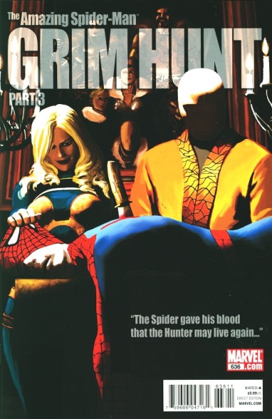 Amazing Spider-Man (2003) Unmasking Variant Cover 636