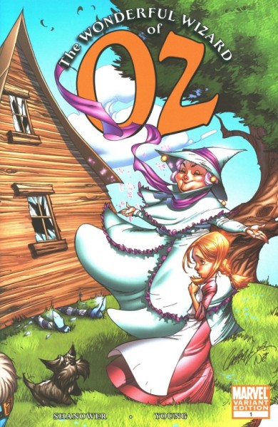 Wonderful Wizard of Oz (2009) J. Scott Campbell Variant Cover 1